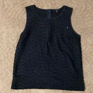 Ann Taylor black party shirt